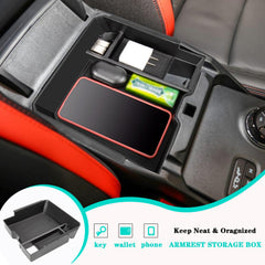 Neepiar anti-slip pad reduces movement and cabin noise inside the armrest.