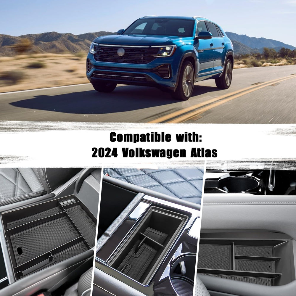Neepiar center console armrest-tray provides easy access to daily essentials.