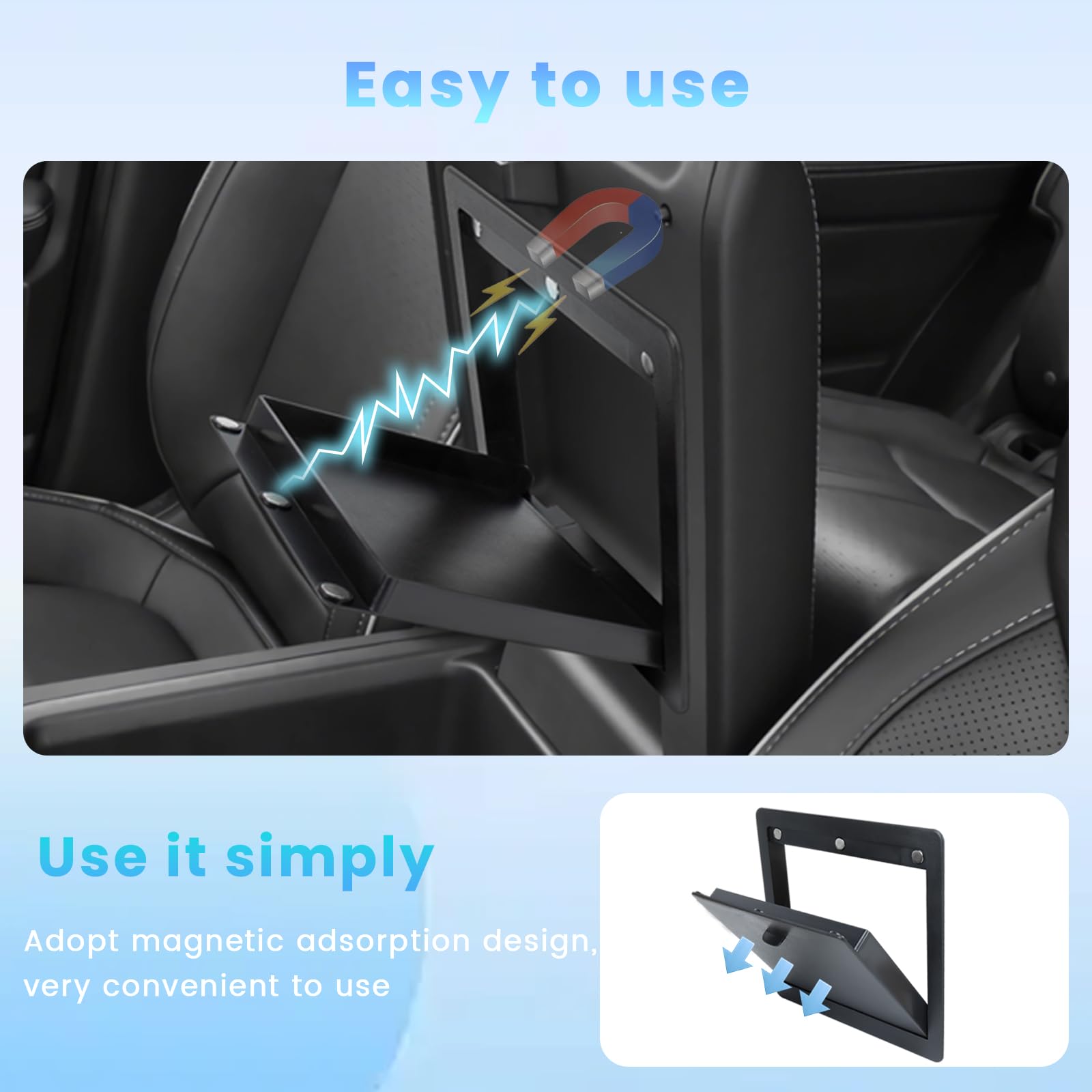 Neepiar center console coin card keys tray helps quick access to essentials