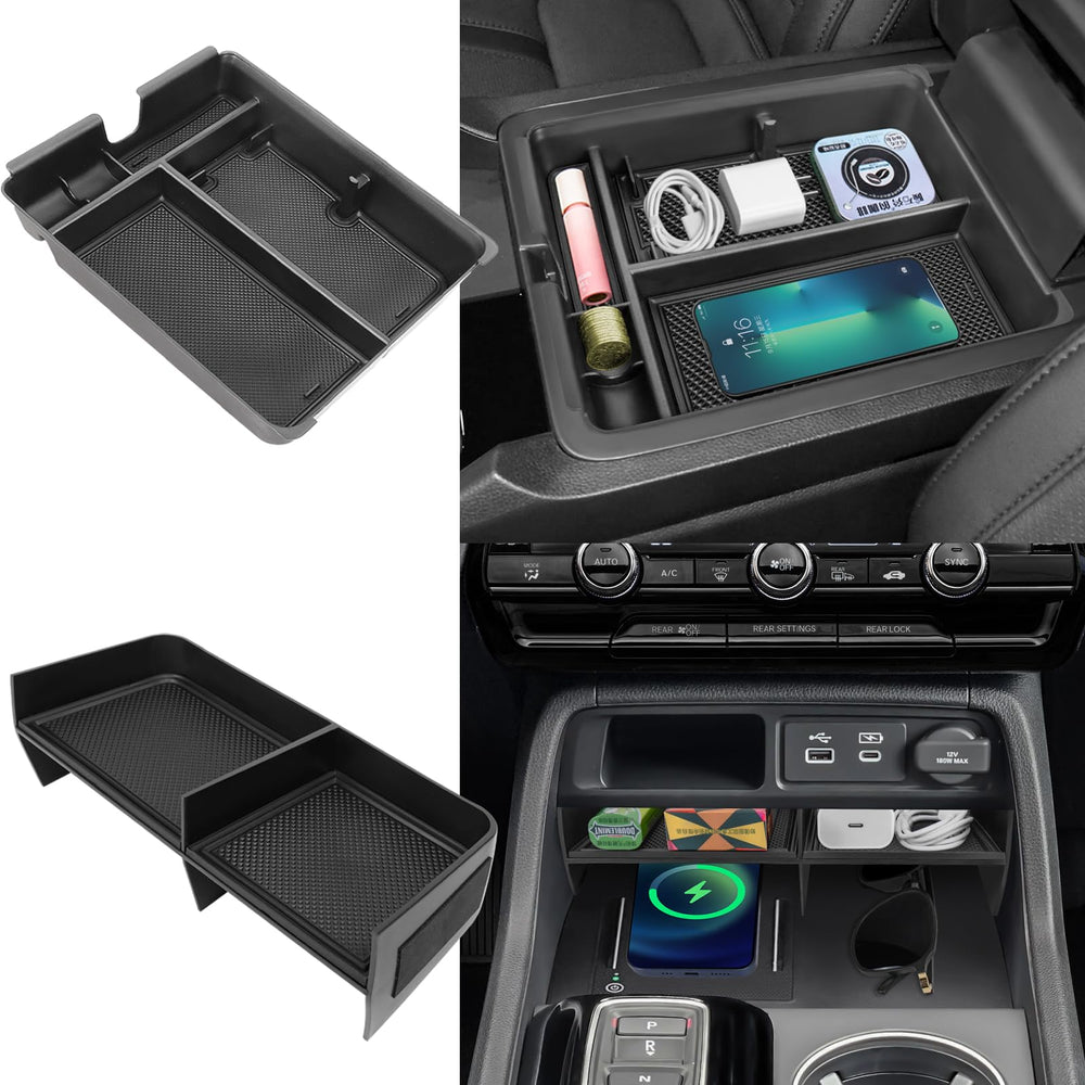 Neepiar center console organizer for Honda Pilot keeps coins and keys neatly stored