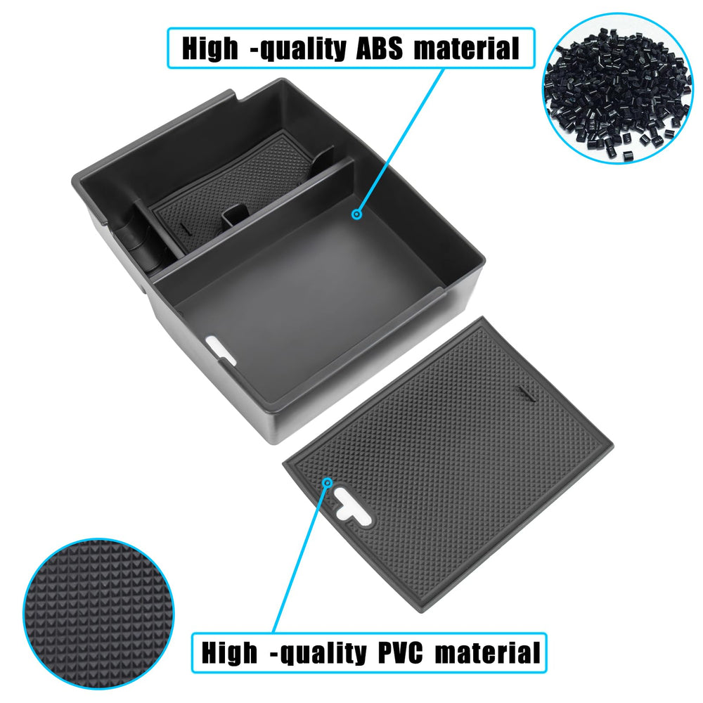 Neepiar center console organizer provides fast access to items at a glance.