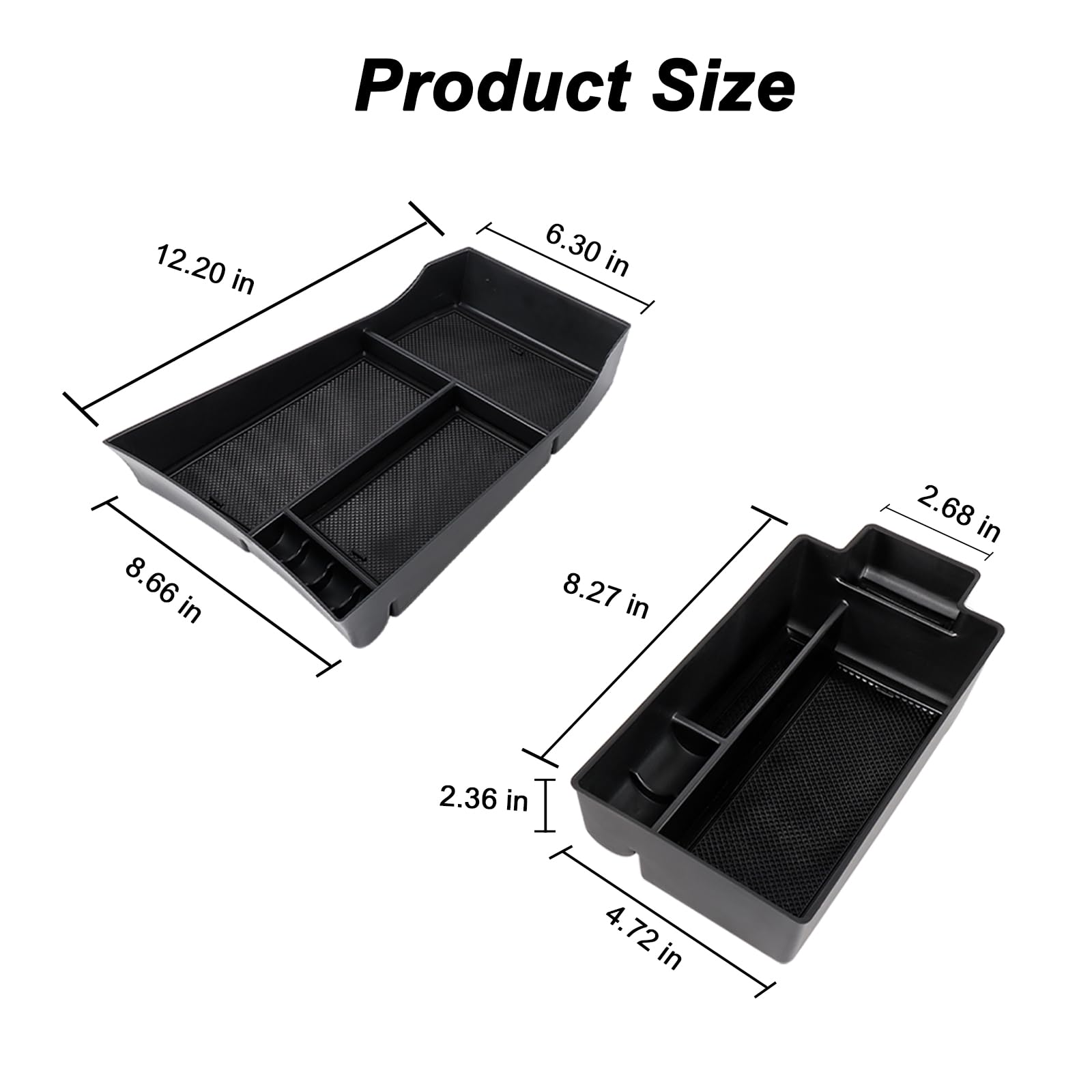 Neepiar center console organizer Rogue, easy-install design shown.