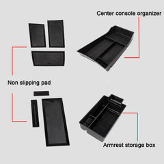 Neepiar center console organizer for Rogue, in-dash area highlighting compact storage.