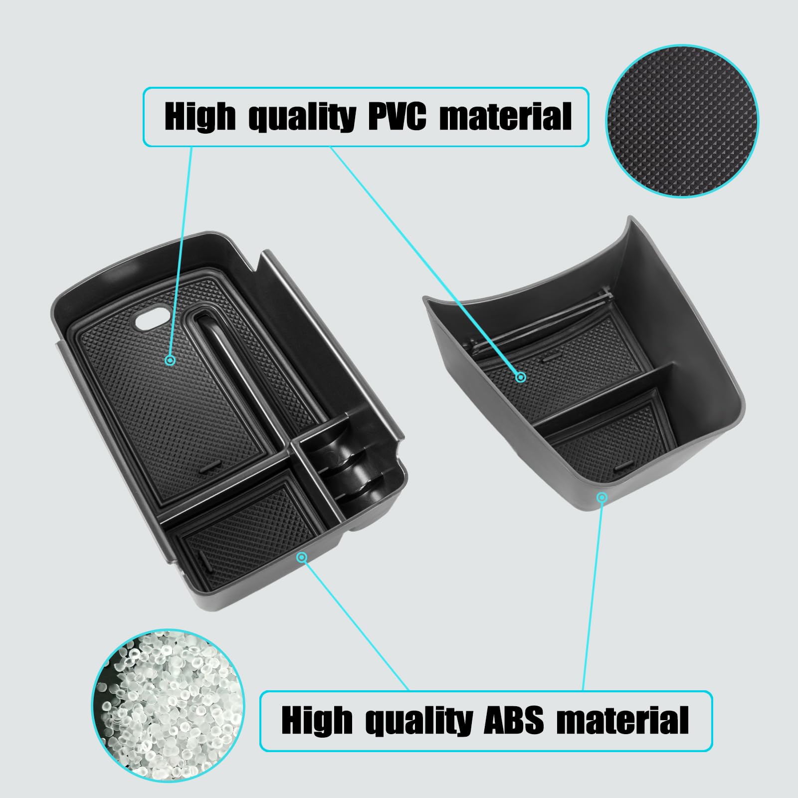 Neepiar Trax organizer includes anti-slip pads to reduce movement.