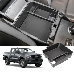 Neepiar center console organizer tray for Ford Ranger keeps items tidy on the go.