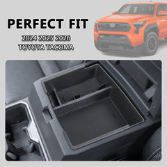 Neepiar center console organizer two-layer design offers easy visibility of daily items.