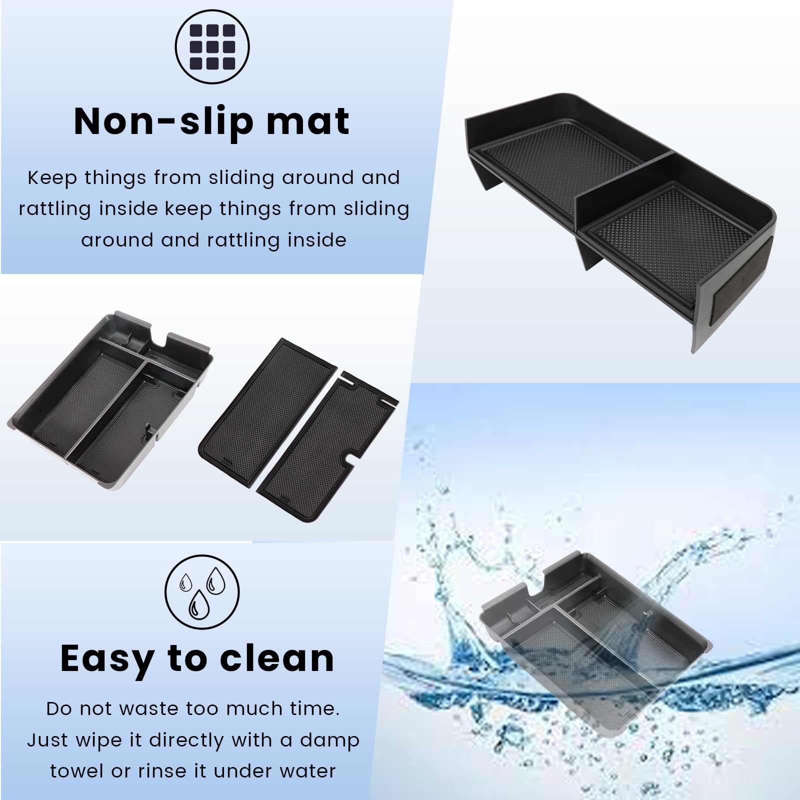 Neepiar center console pens notes slot keeps writing tools tidy