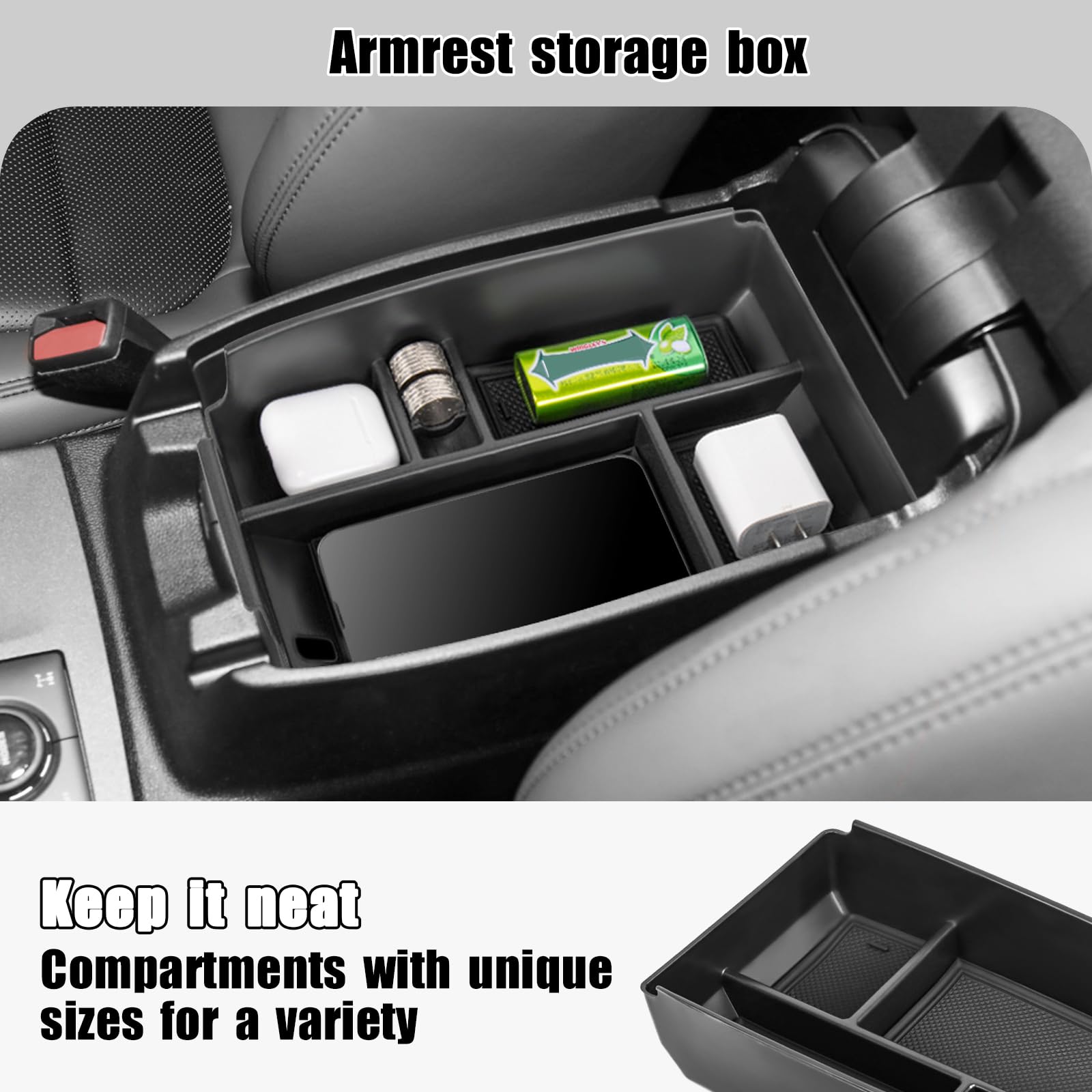 Neepiar center-console-tray anti-noise pads reduce cabin noise
