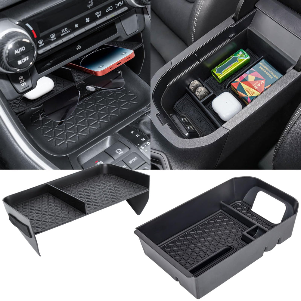 Neepiar center console tray neatly organizes essentials in the RAV4.