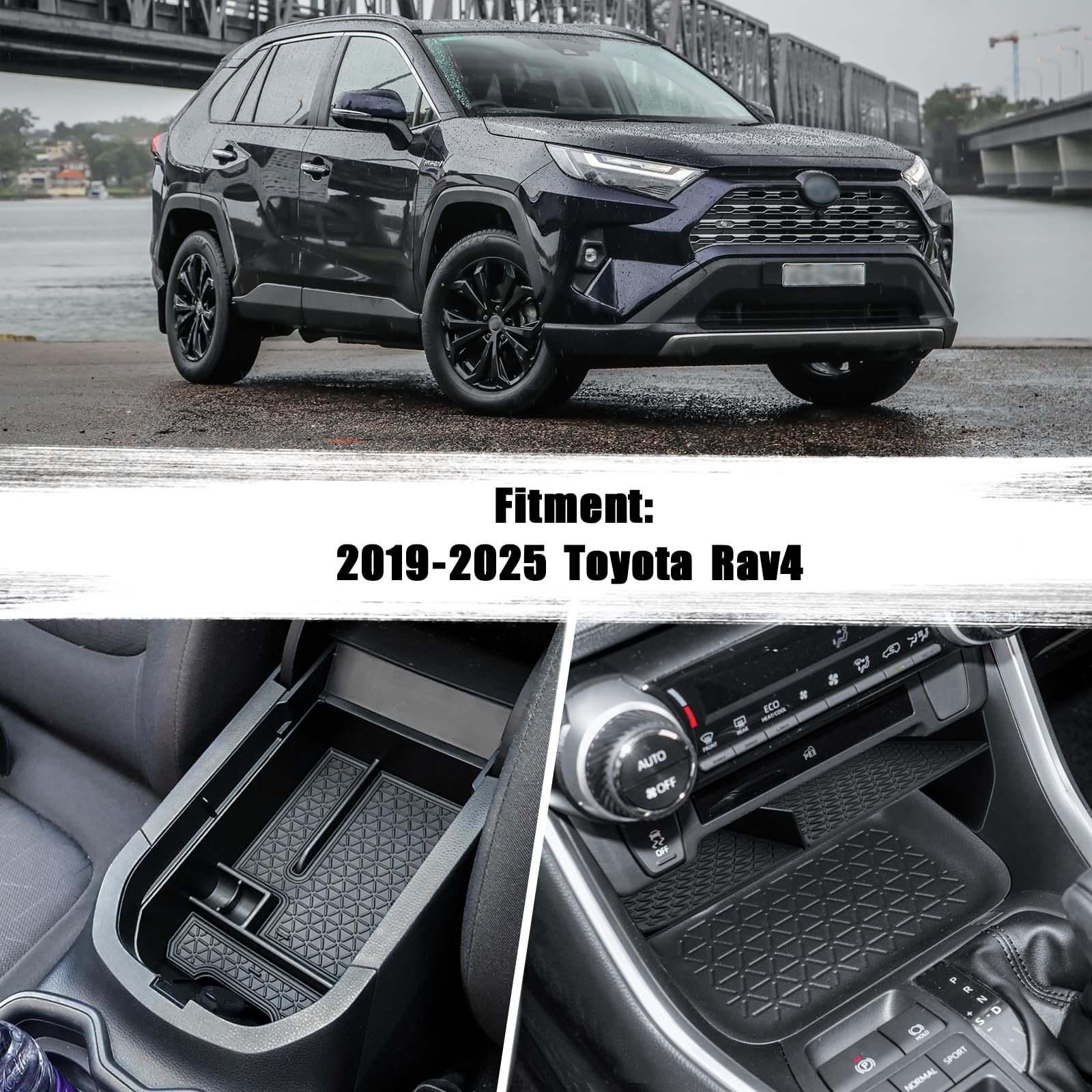 Neepiar center console tray shows clutter-free surface in the RAV4.