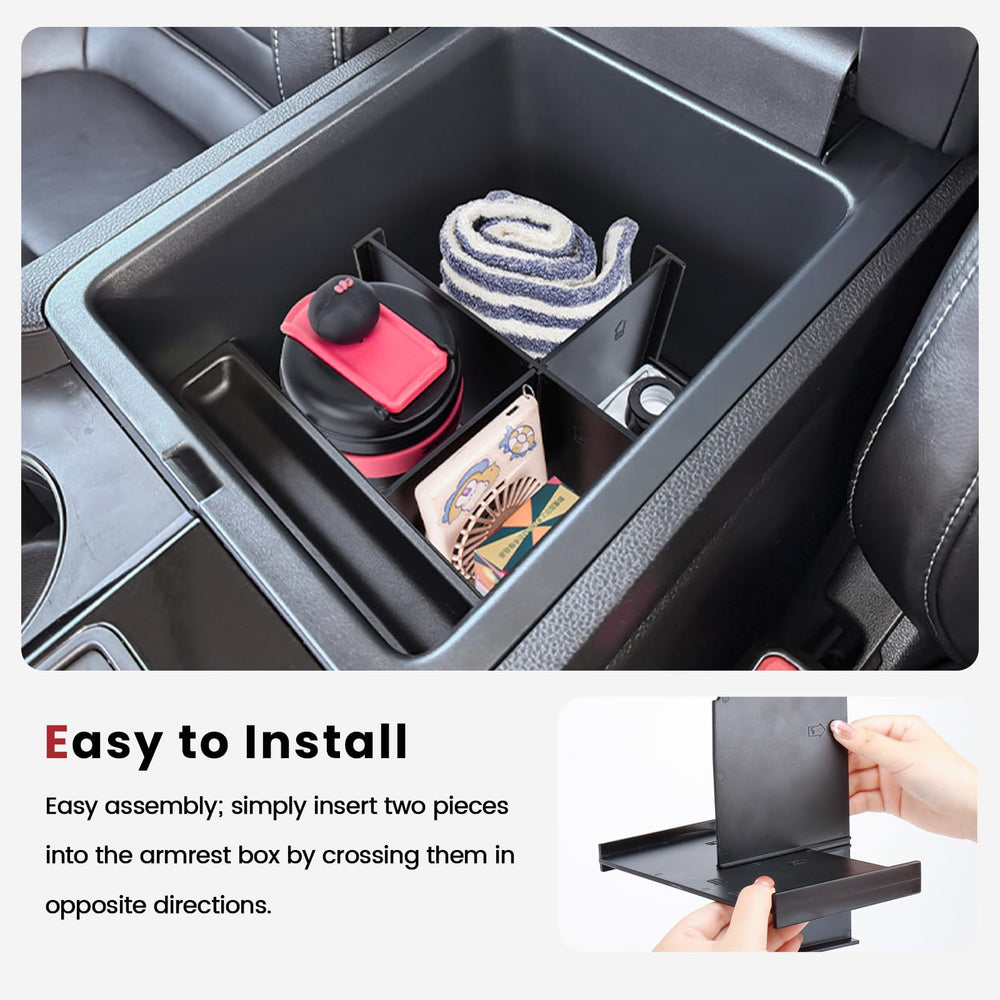Neepiar compact storage compartments maximize cabin space and reach