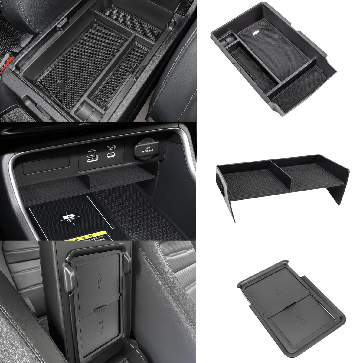 Neepiar CR-V center console organizer main view keeps essentials organized and within reach.