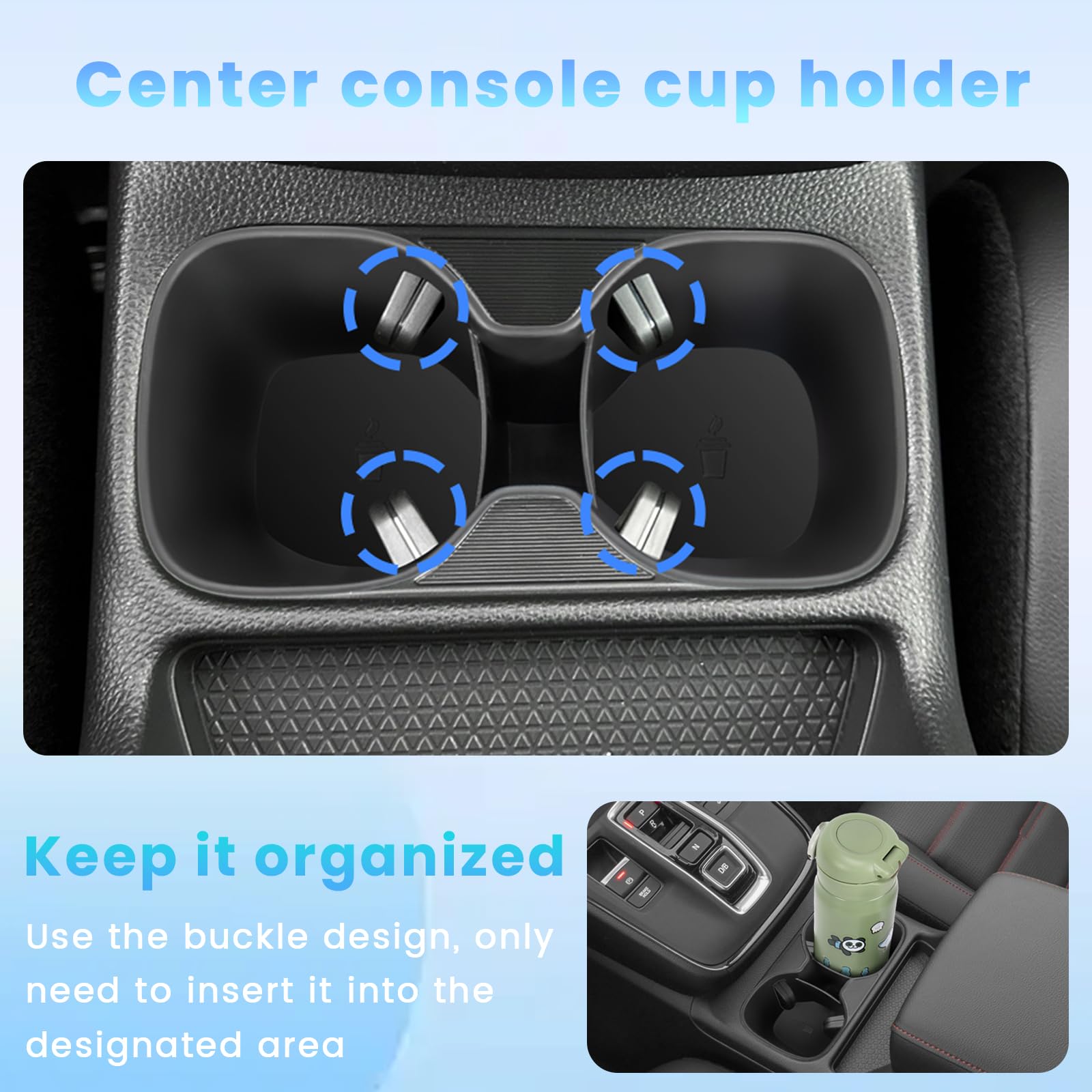 Neepiar CR-V durable ABS material ensures long-lasting interior organization.