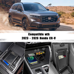 Neepiar CR-V hidden storage tray inside view stores valuables securely.