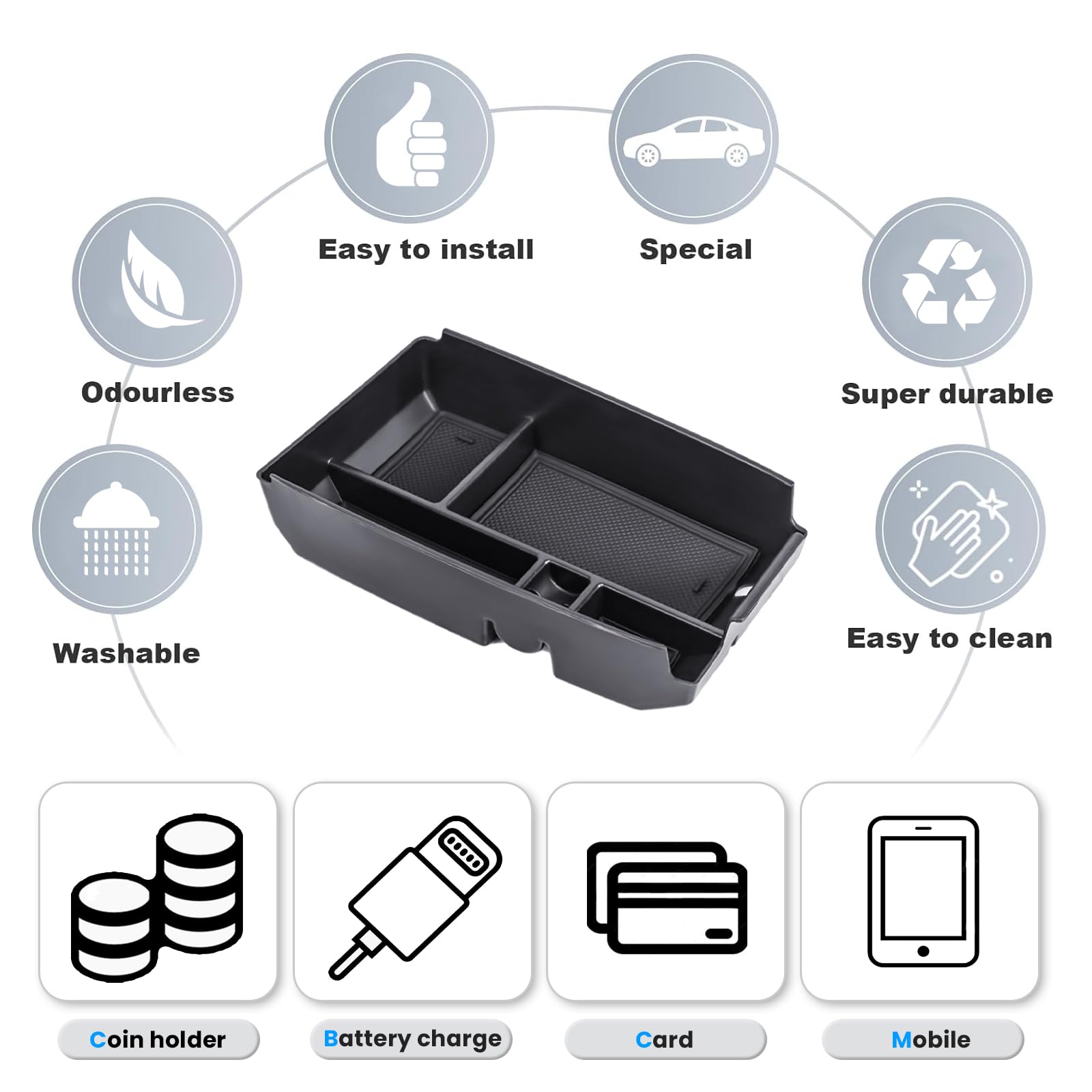 Neepiar dirt-resistant interior accessories are simple to clean.