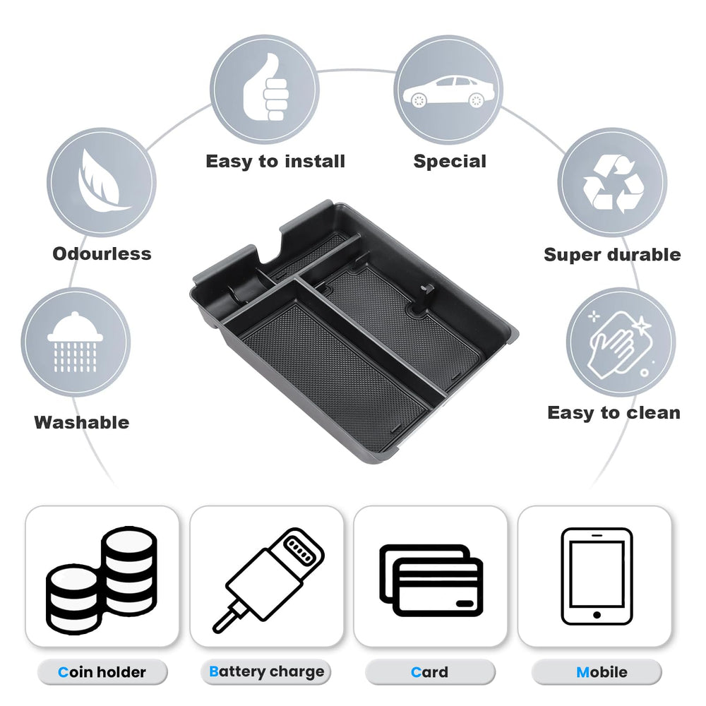 Neepiar driver drawer box provides organized space for documents and tools