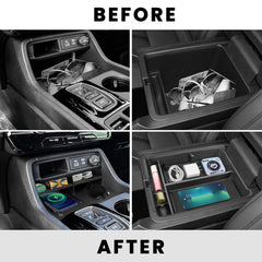 Neepiar insert divider tray in Honda Pilot to organize sunglasses and cards