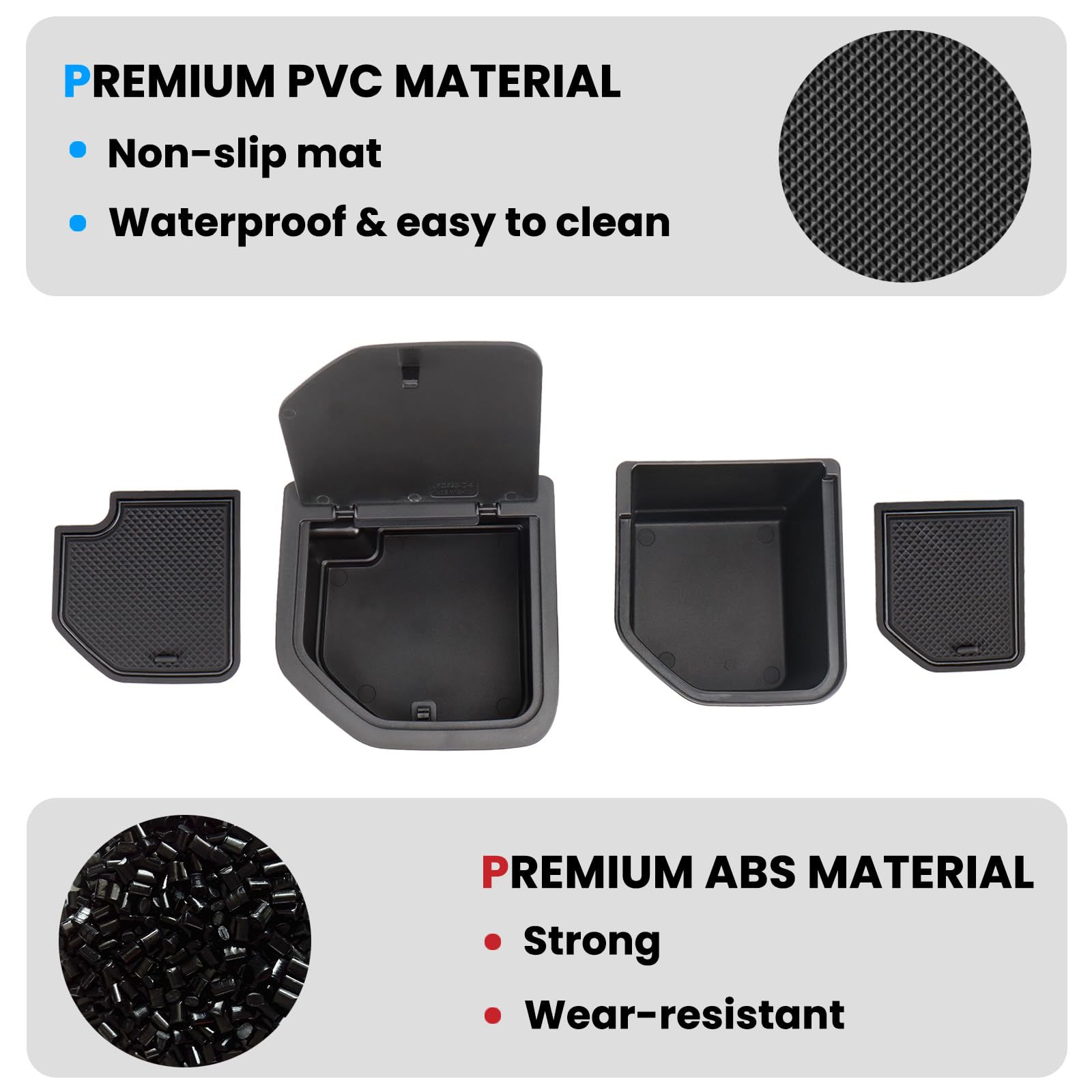 Designed to match car interiors with a clean finish.