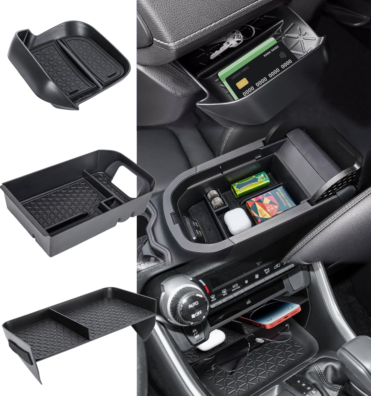 Neepiar Rav4 driver drawer box keeps essentials organized for quick access.