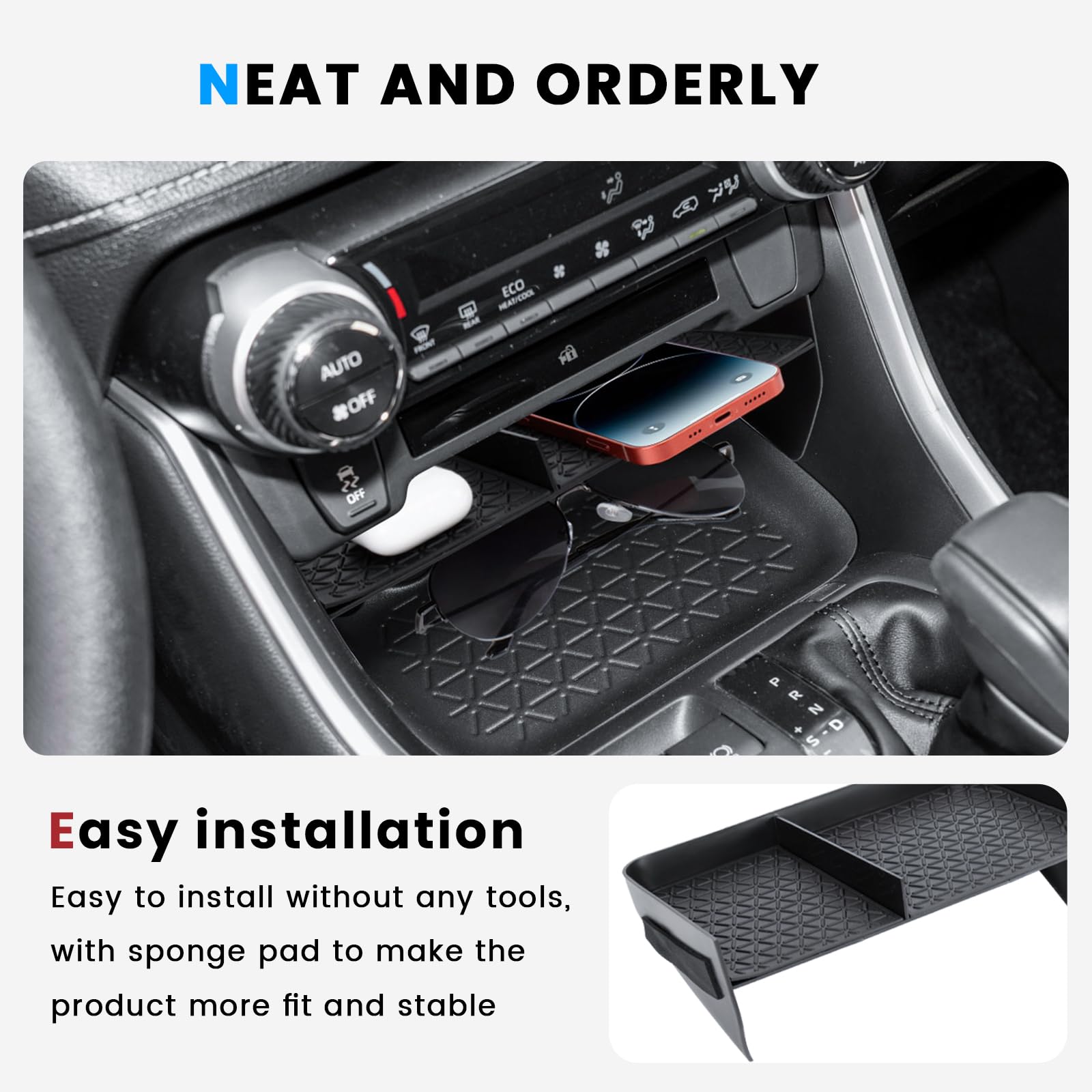Neepiar Rav4 easy install allows tool-free setup