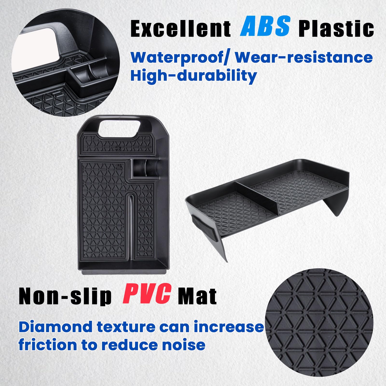 Easy, tool-free installation for Neepiar organizer in RAV4.