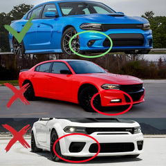 NeespoC front bumper splitter carbon finish close-up for premium look