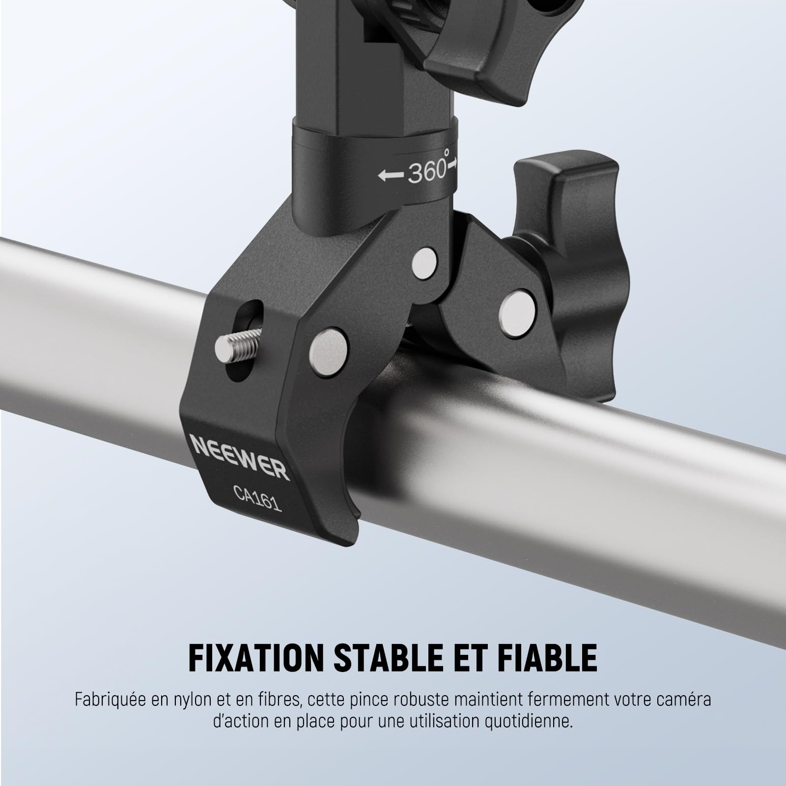 NEEWER three-prong to 1-4 inch adapter broadens action cam compatibility