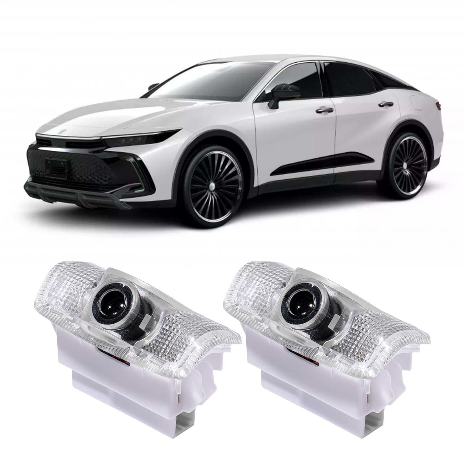 NEFANE Never Fade HD car door light logo projection for Highlander, crisper welcome cue