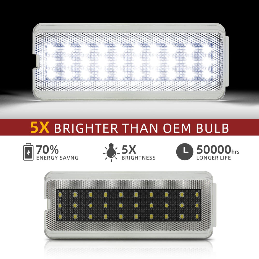 NEIFILES LED interior door light for rear door, bright, even illumination.