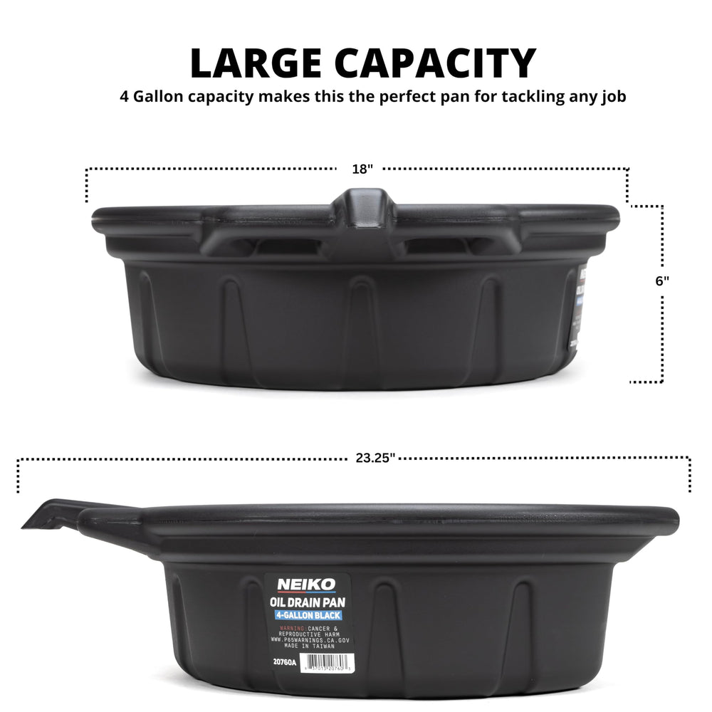 NEIKO 20760A side view shows dual handles for easy carrying