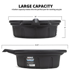 NEIKO 20760A side view shows dual handles for easy carrying