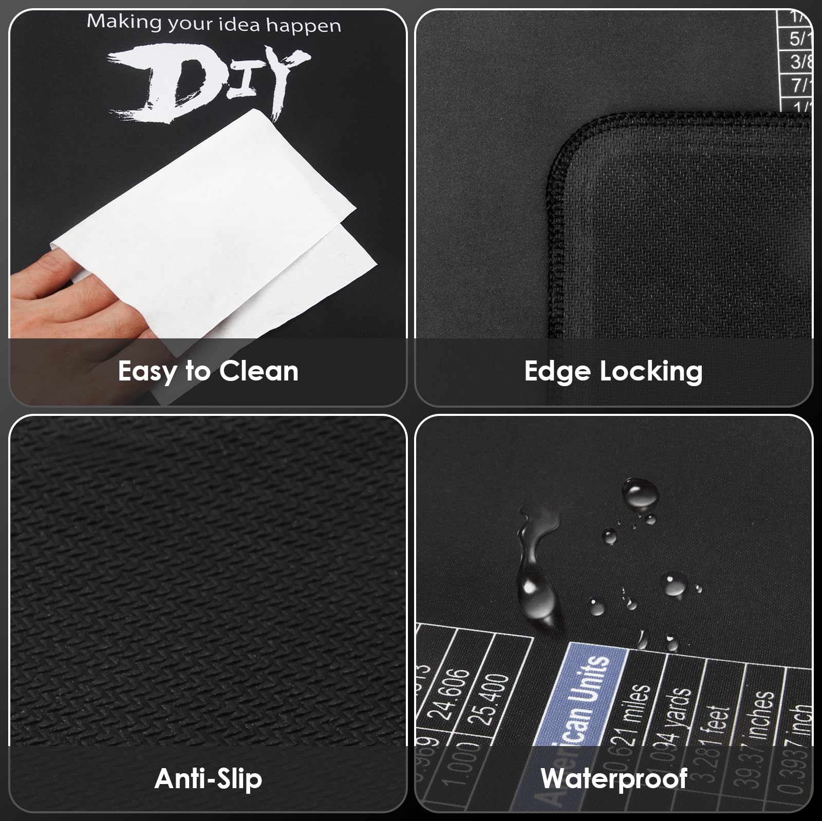 NELOMO workbench mat protects your surface from scratches and dents