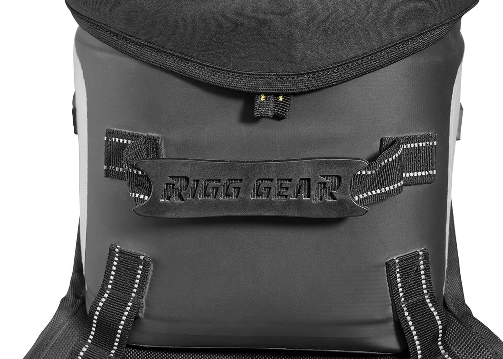 Nelson-Rigg adjustable divider helps organize gear for quick access.