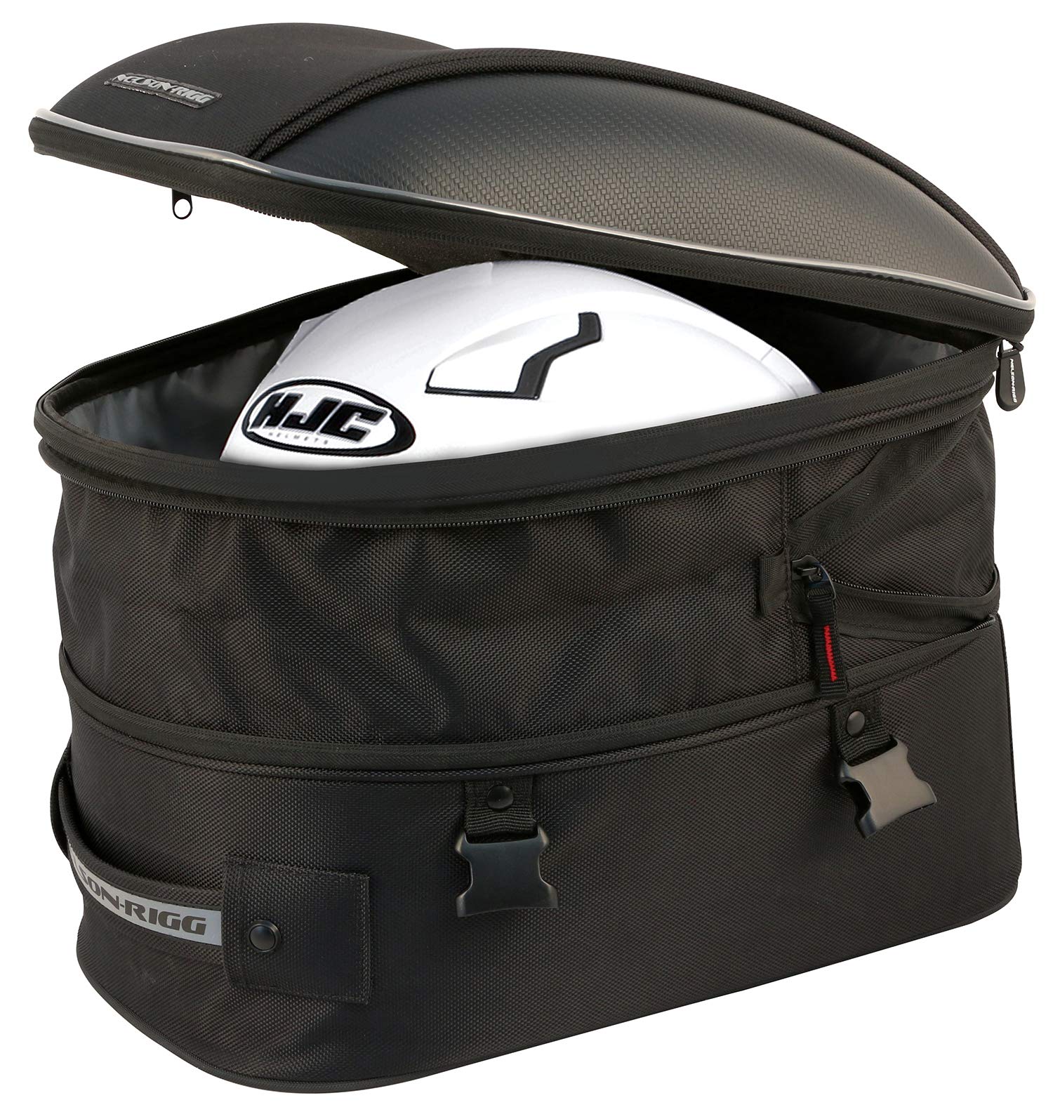 Nelson-Rigg CL-1060-ST2 open lid interior with mesh organizer
