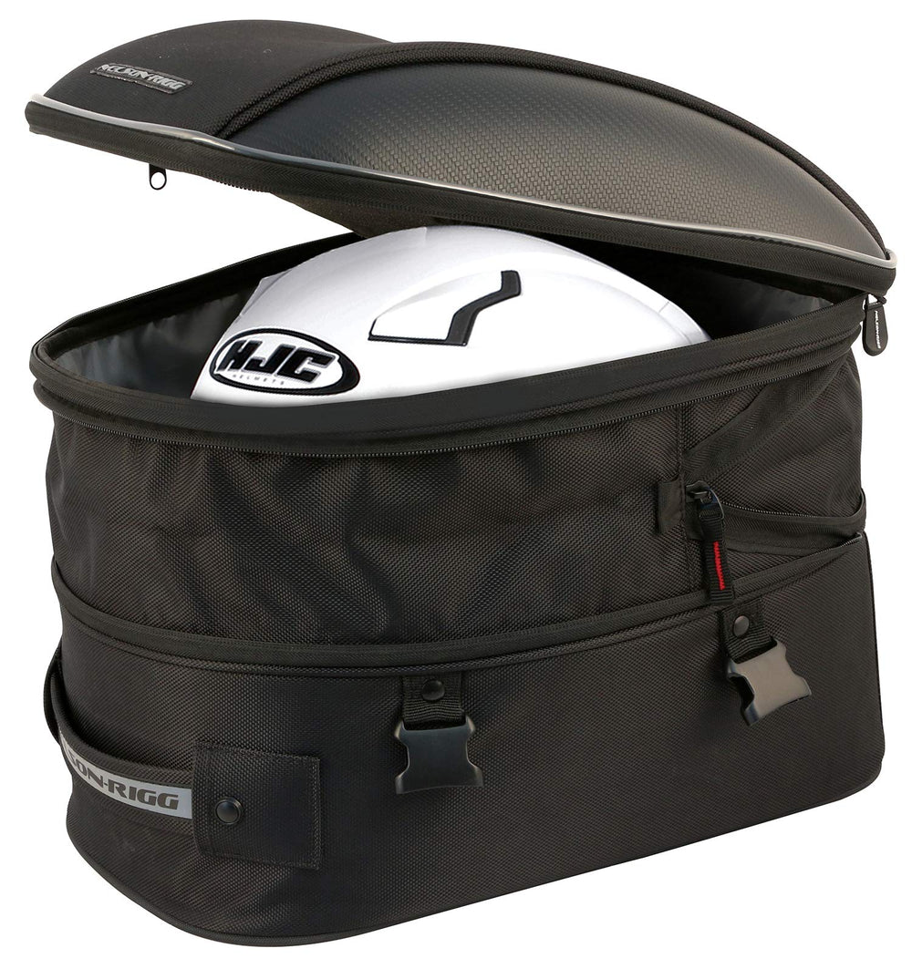 Nelson-Rigg CL-1060-ST2 open lid interior with mesh organizer