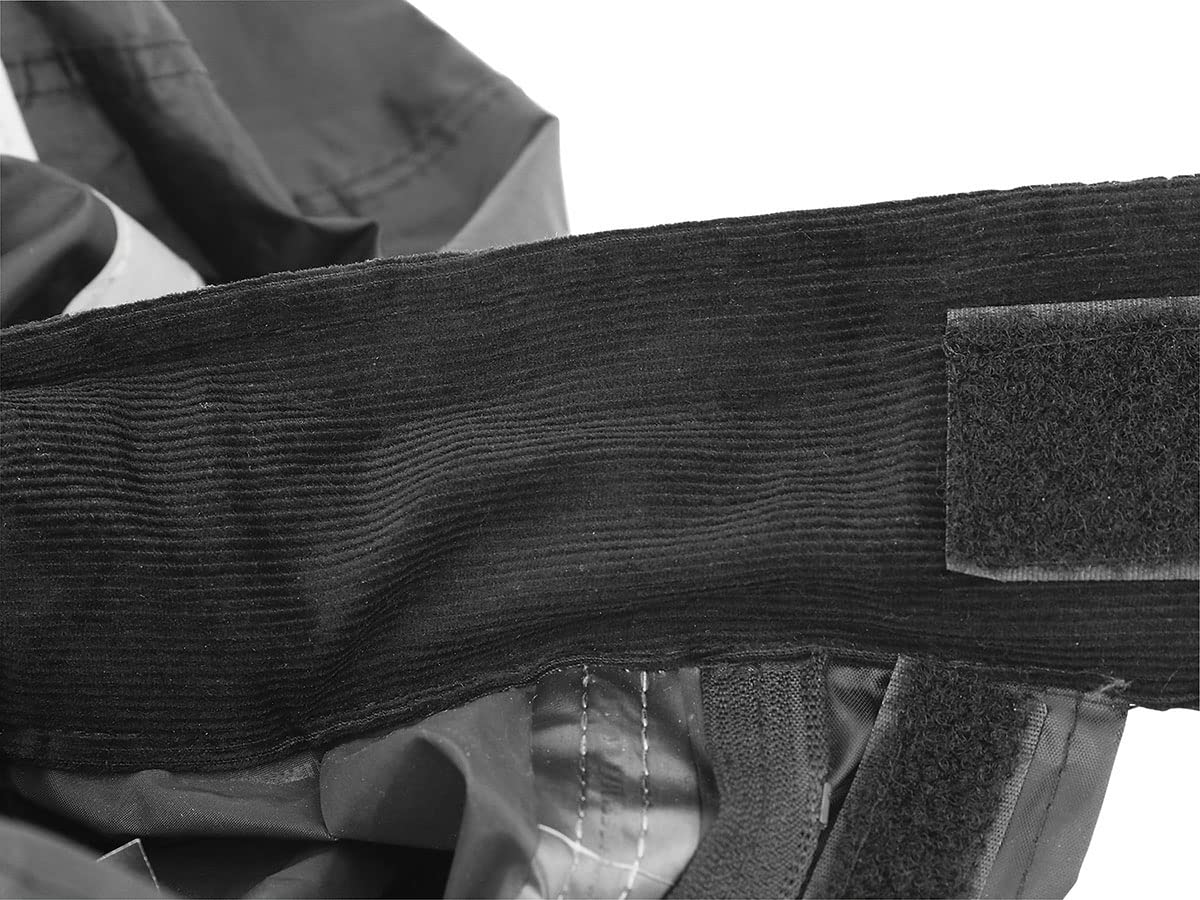 Nelson-Rigg Stormrider pants side view showing elastic waist for comfort