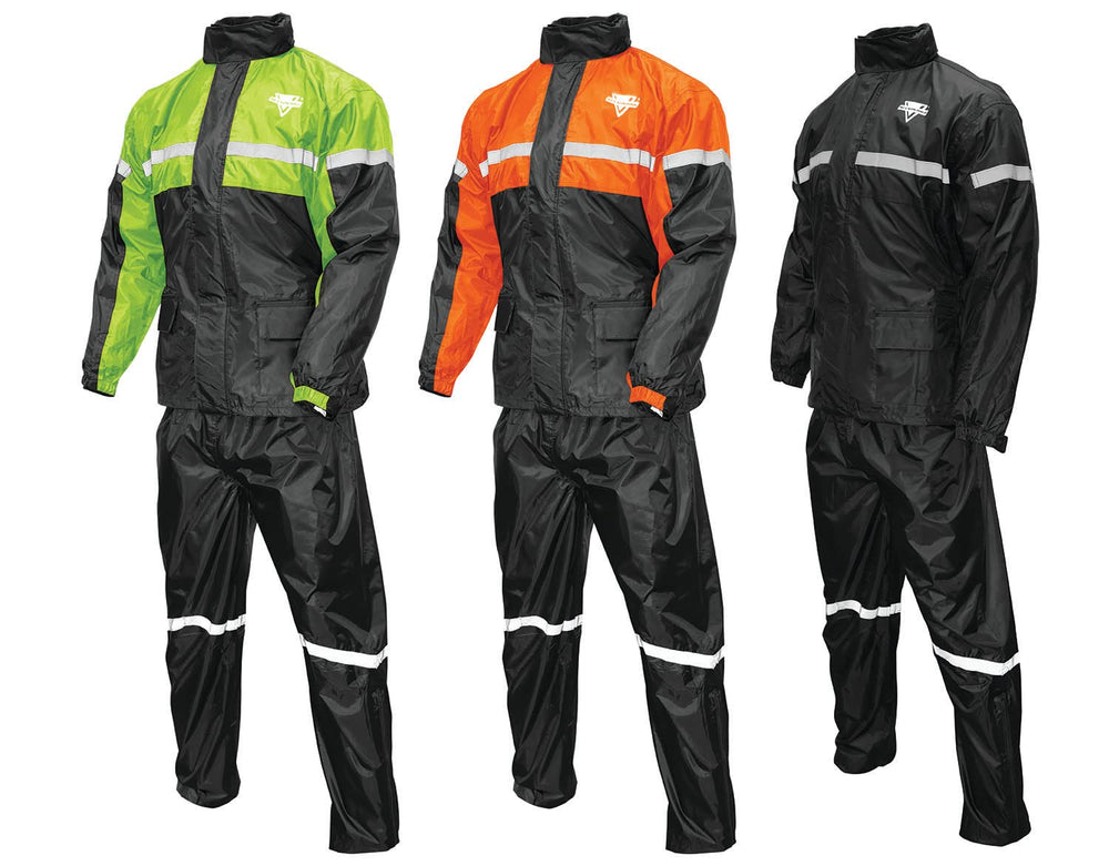 Nelson-Rigg Stormrider rain suit front view for rain protection