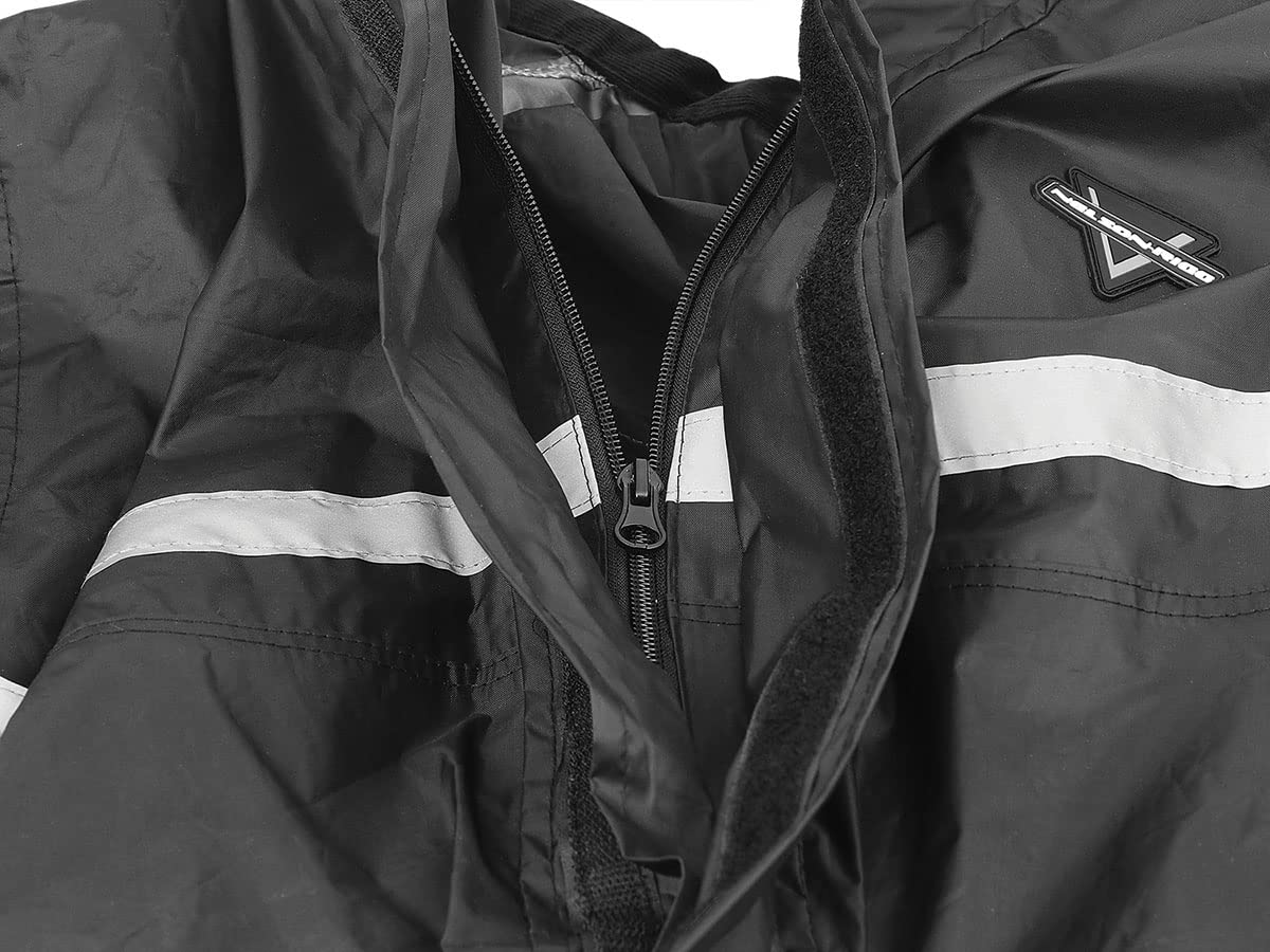 Nelson Rigg Stormrider hood and soft collar provide weather ready comfort