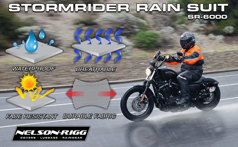 Nelson-Rigg Stormrider under-arm vents for breathability