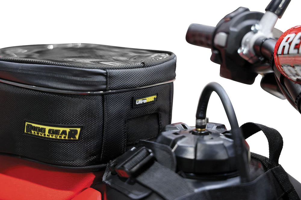 Nelson-Rigg Trails End Lite tank bag protective base prevents slipping on tank