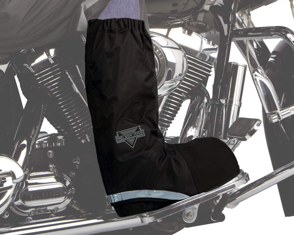 Nelson-Rigg WPRB100 reflective bindings improve nighttime visibility for riders.