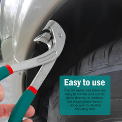 NEMTMCUA car fender edge repair tool side grip highlights ergonomic handling for fatigue-free use.