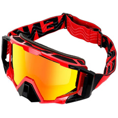 NENKI dirt bike goggles with removable nose cover for outdoor riding