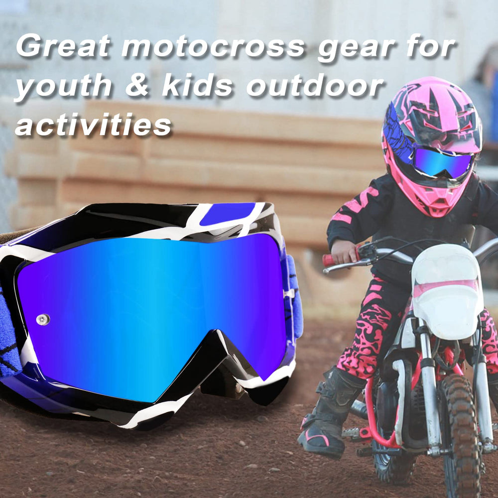 NENKI kids goggles in action during sports