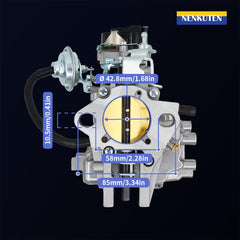 D5TZ9510AG part number label highlights compatibility for Ford carburetors
