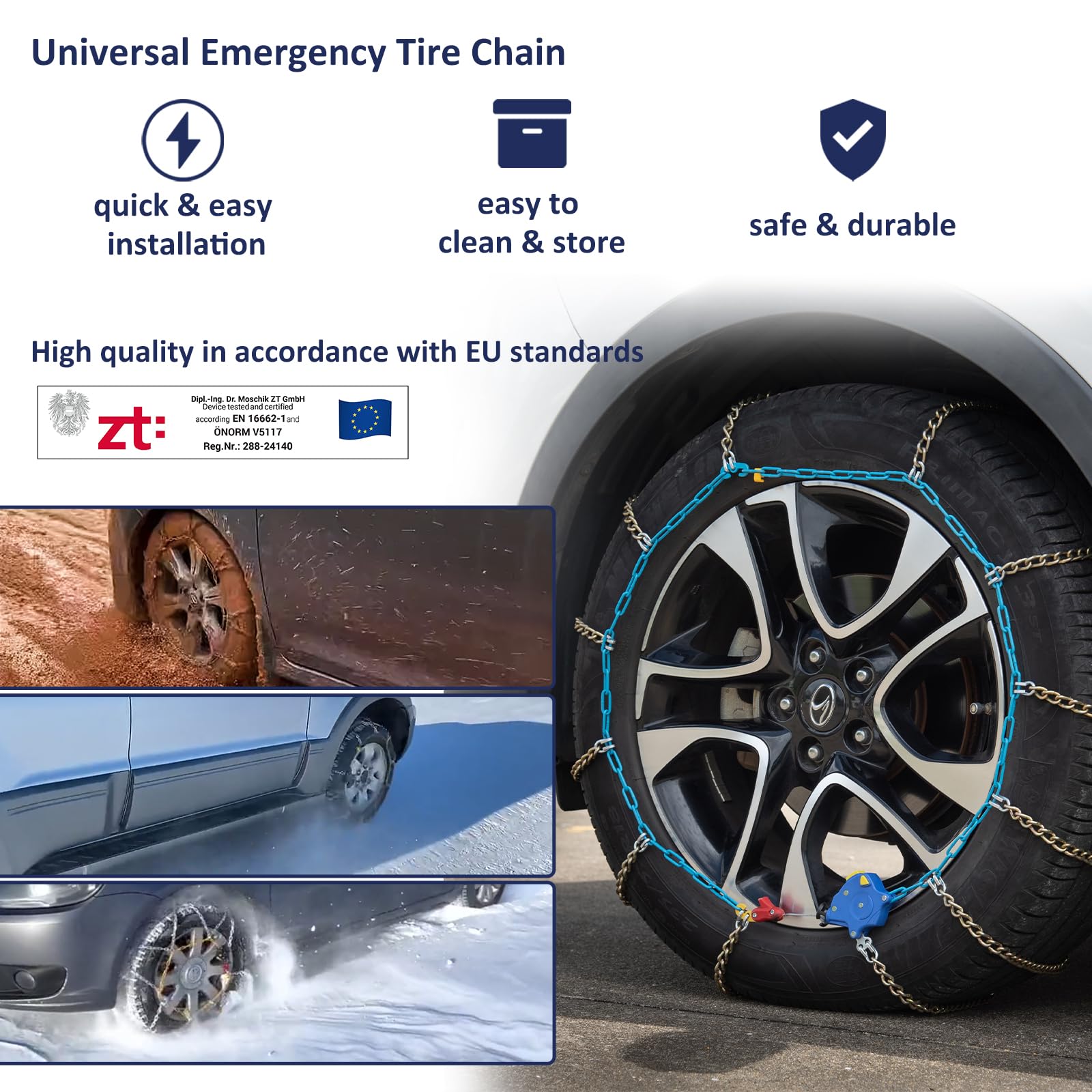 NEOCHIAEVO HLN170 twist-link close-up highlighting wear-resistant design.