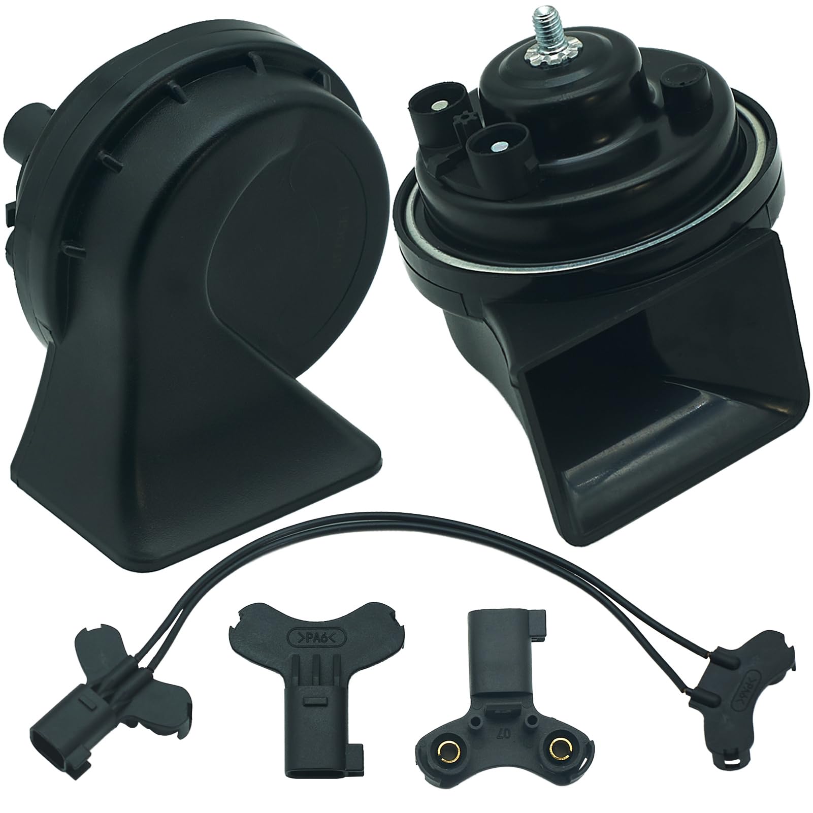 NEOGET car horn for Ford with low tone, strong alert for city driving