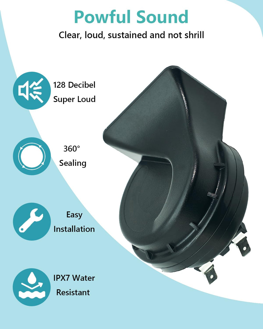NEOGET ABS shell horn emphasizes durable road readiness