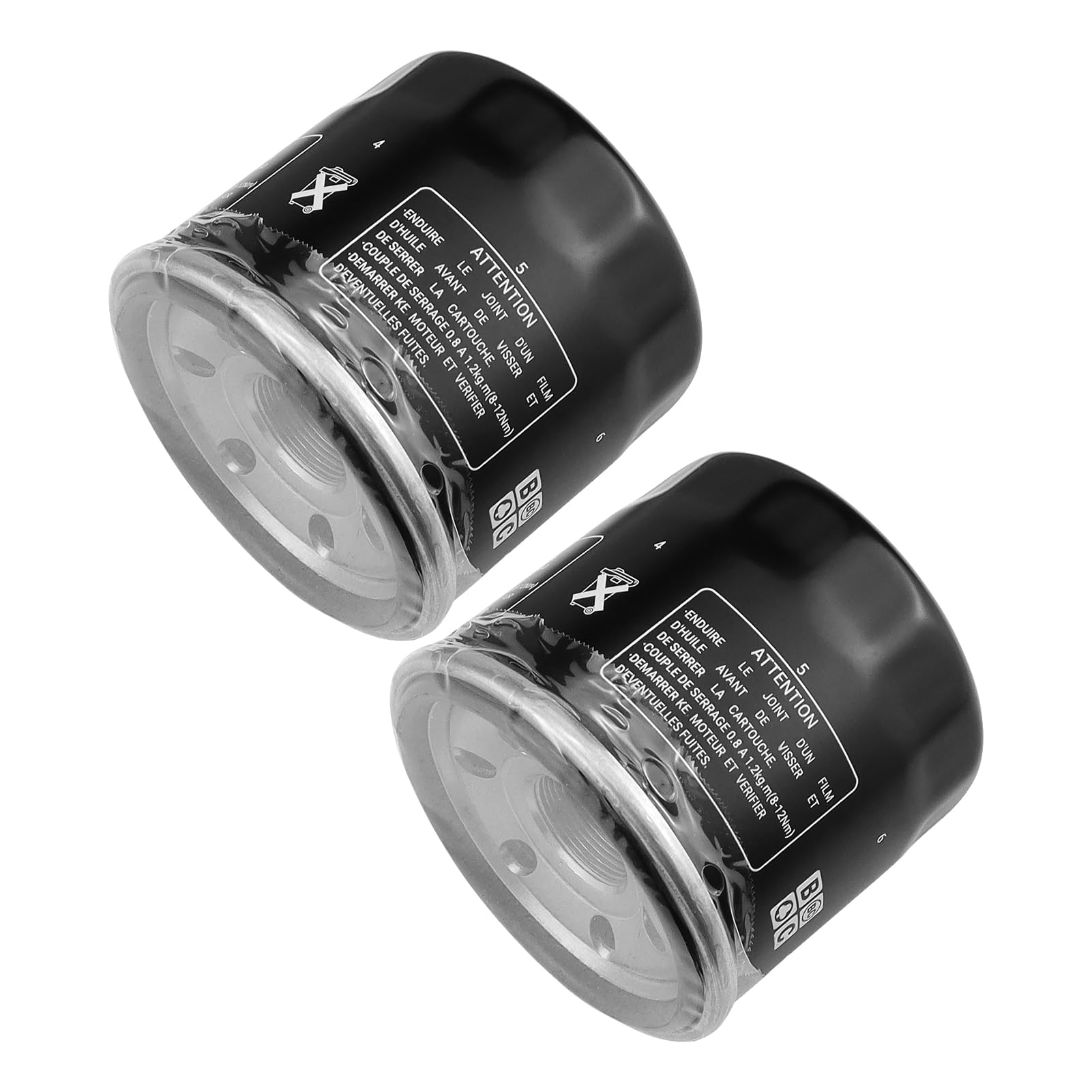 Neomech 2-pack oil filter kit for Suzuki Eiger 400, precise fit and filtration