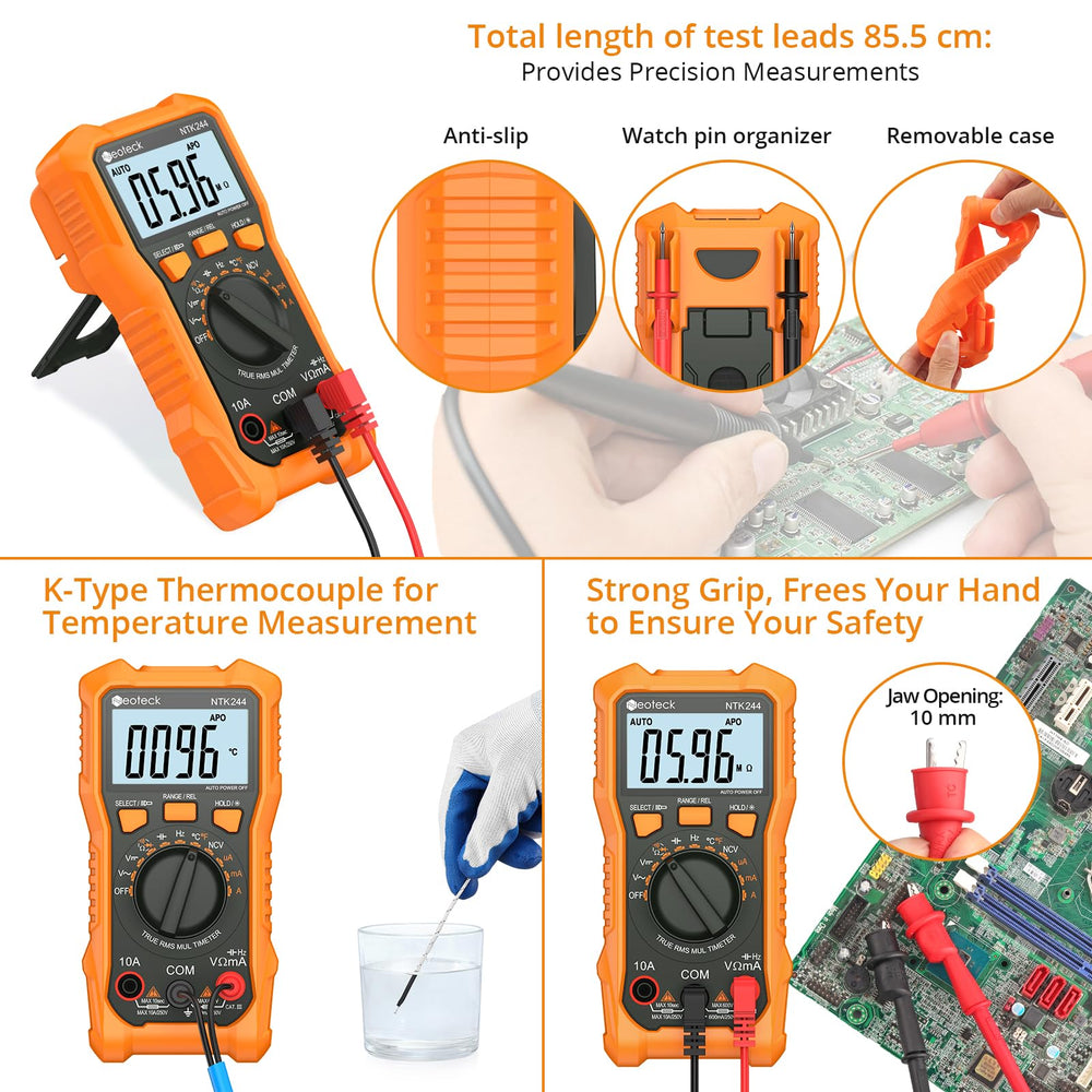 Neoteck live-wire NCV detection helps identify faults safely